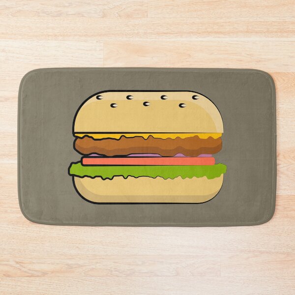 Item preview, Hamburger fast food cartoon designed and sold by EngineerGoC.