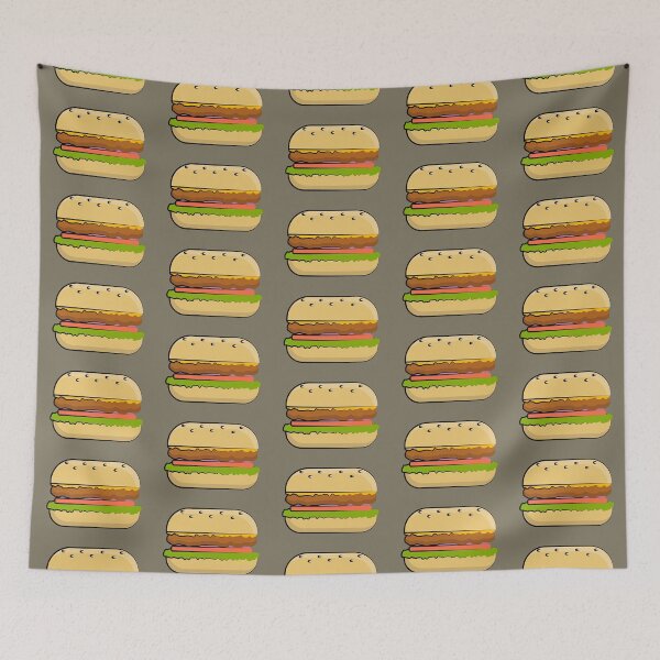 Item preview, Hamburger fast food cartoon designed and sold by EngineerGoC.
