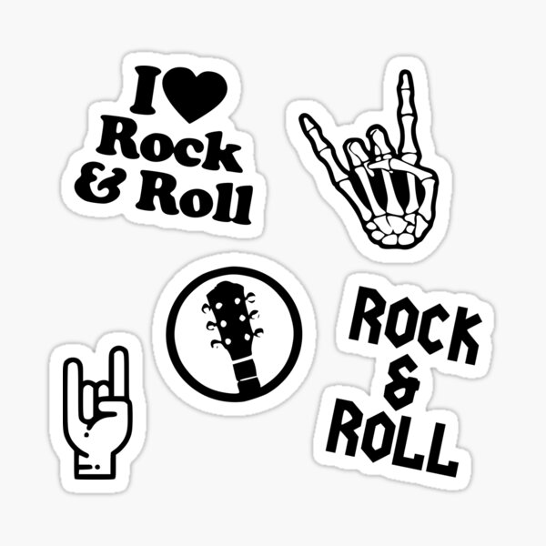 Rock On Sticker for Sale by Bogdan86