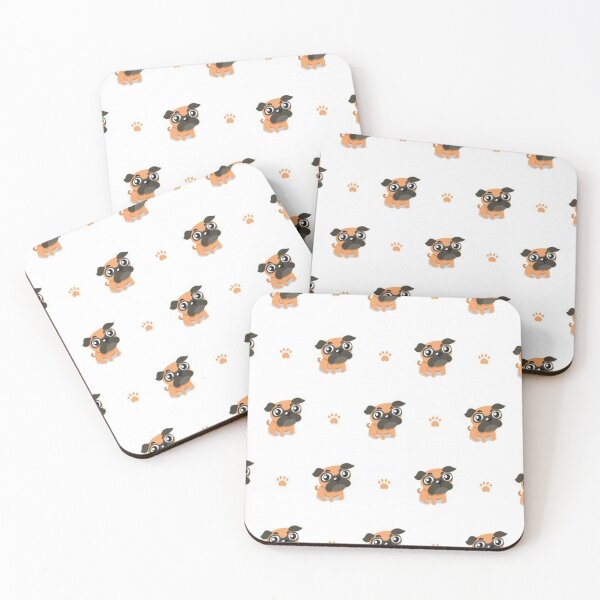 Item preview, Pug Dog Art Pugs puppy funny cute dogs designed and sold by Coolstuff4you71.