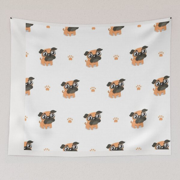 Item preview, Pug Dog Art Pugs puppy funny cute dogs designed and sold by Coolstuff4you71.