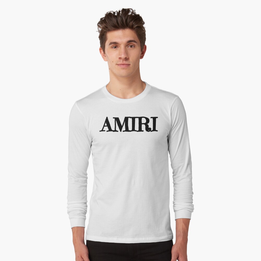 Amiri Logo T-shirt in Yellow for Men