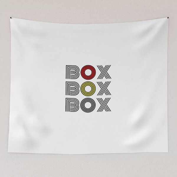 Item preview, "Box Box Box" F1 jargon ( 3 colors ) designed and sold by TheF1Racing.