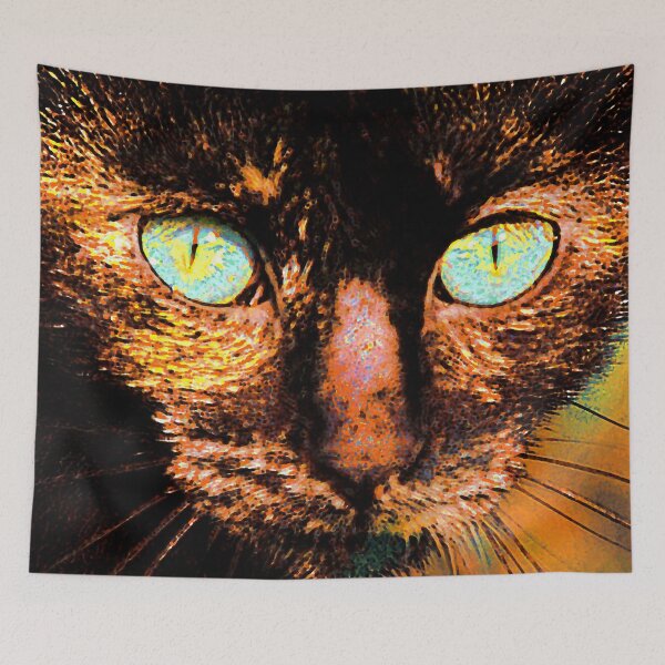 Item preview, Fluffy's eyes, painterly designed and sold by dnparker.