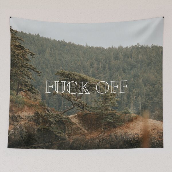 Item preview, Funny Fuck off- Landscape designed and sold by MargheritaLidia.