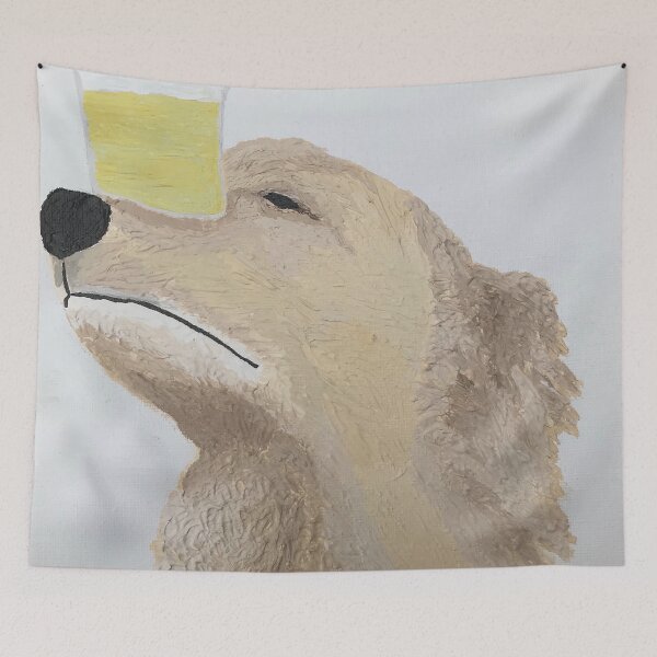 Item preview, Dog with Beer designed and sold by farbey.