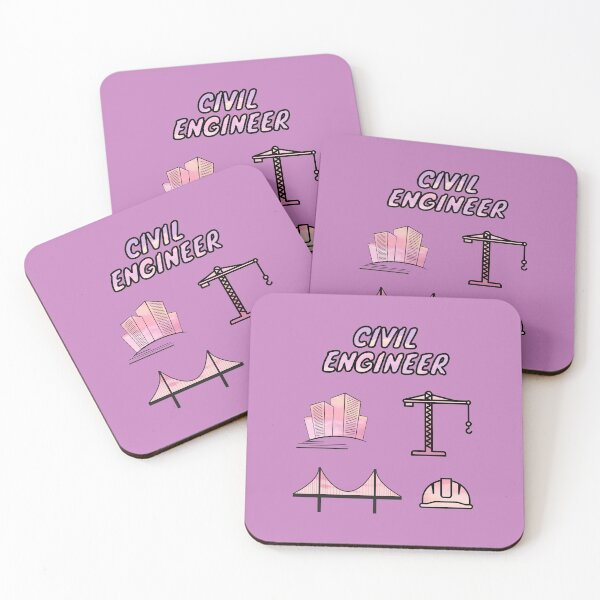 Item preview, Civil Engineer Sticker Pack designed and sold by ALL Prints.