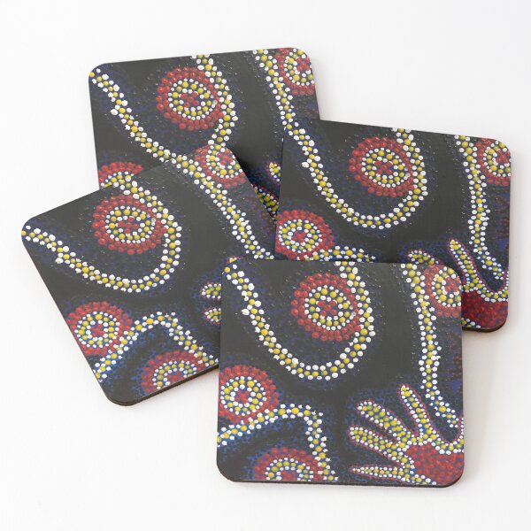 Item preview, Aboriginal dot art - helping hand  designed and sold by Melchime.