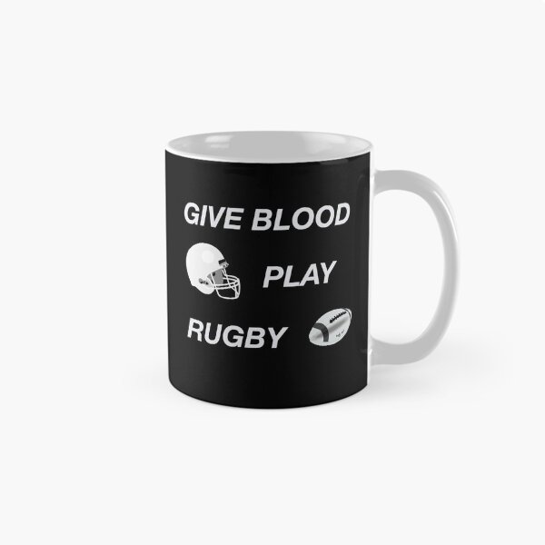 Item preview, Rugby Humor Give Blood Play Rugby Funny quote designed and sold by nuz2.