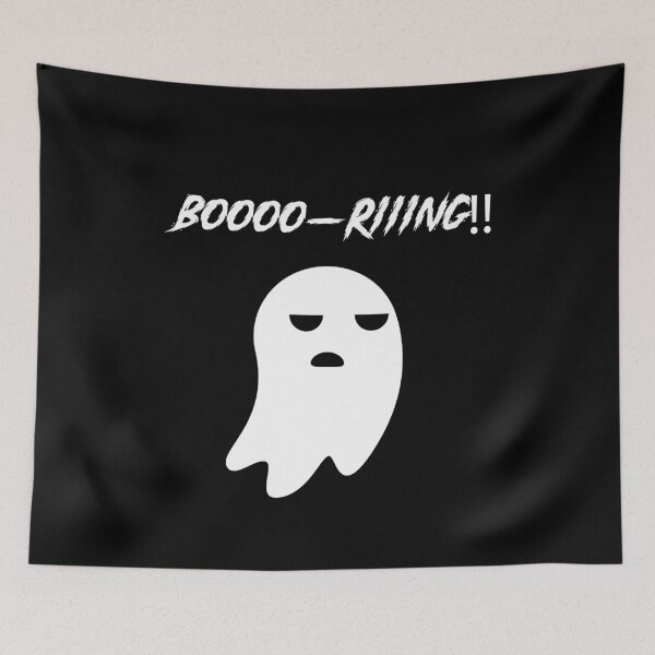 Item preview, BOOOORIIING BORING BORED FUNNY GHOST HALLOWEEN designed and sold by TheFirstOne.