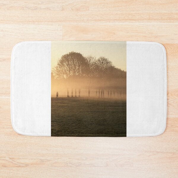 Item preview, Early morning run through misty trees designed and sold by Doppelbock.