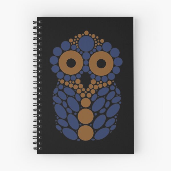 Item preview, Bronze and Blue Owl designed and sold by RhubarbMyrtle.
