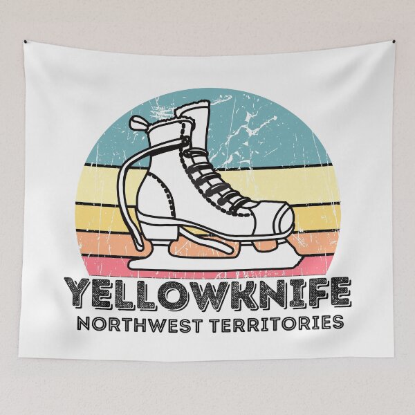 Item preview, Yellowknife city Canada ice skating designed and sold by good vibes clothing.