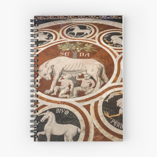 Item preview, Inlaid marble mosaic floor of the Duomo di Siena depicting the She-Wolf of Siena. designed and sold by H-AB.