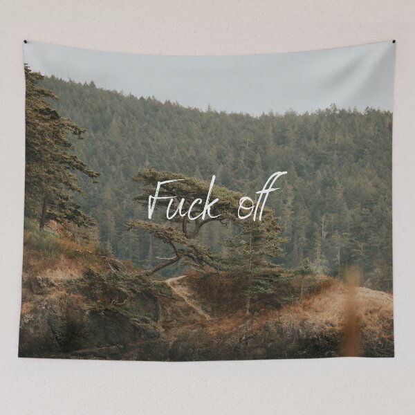 Item preview, Funny Fuck off- Landscape designed and sold by MargheritaLidia.