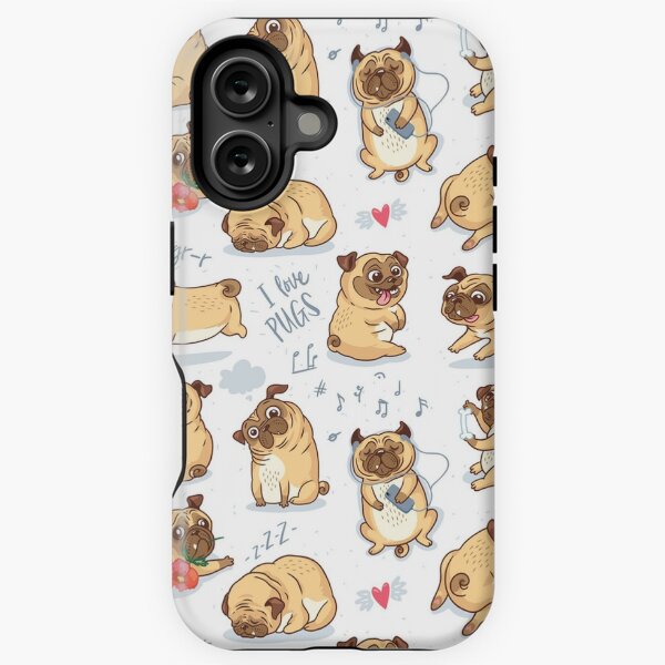 Item preview, Pug Dog Art Pugs puppy funny cute dogs designed and sold by Coolstuff4you71.
