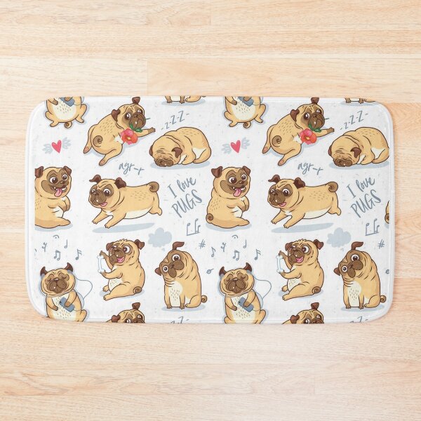 Item preview, Pug Dog Art Pugs puppy funny cute dogs designed and sold by Coolstuff4you71.