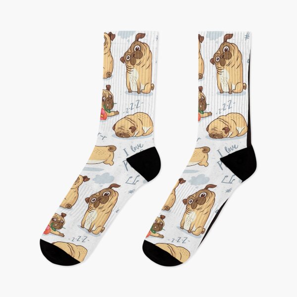 Item preview, Pug Dog Art Pugs puppy funny cute dogs designed and sold by Coolstuff4you71.