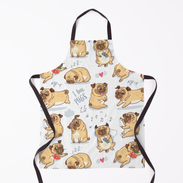 Item preview, Pug Dog Art Pugs puppy funny cute dogs designed and sold by Coolstuff4you71.