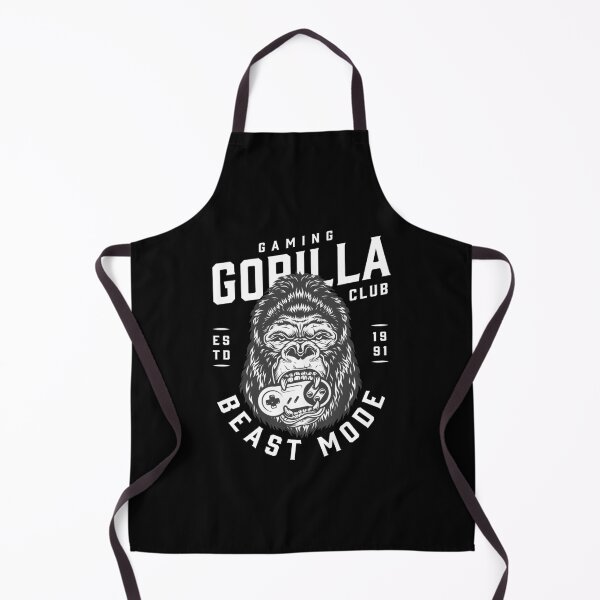Artikelvorschau, Monochromer Gaming Gorilla Bester Modus entworfen und verkauft von Vector Scout Lab.