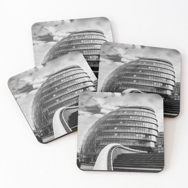 Item preview, City Hall, Southwark London, Black and White designed and sold by Tom Carpenter.