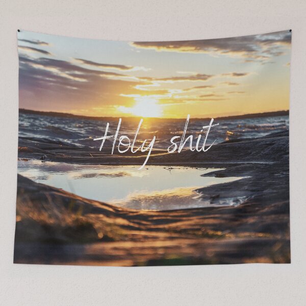 Item preview, Funny holy shit- Stunning sunset designed and sold by MargheritaLidia.