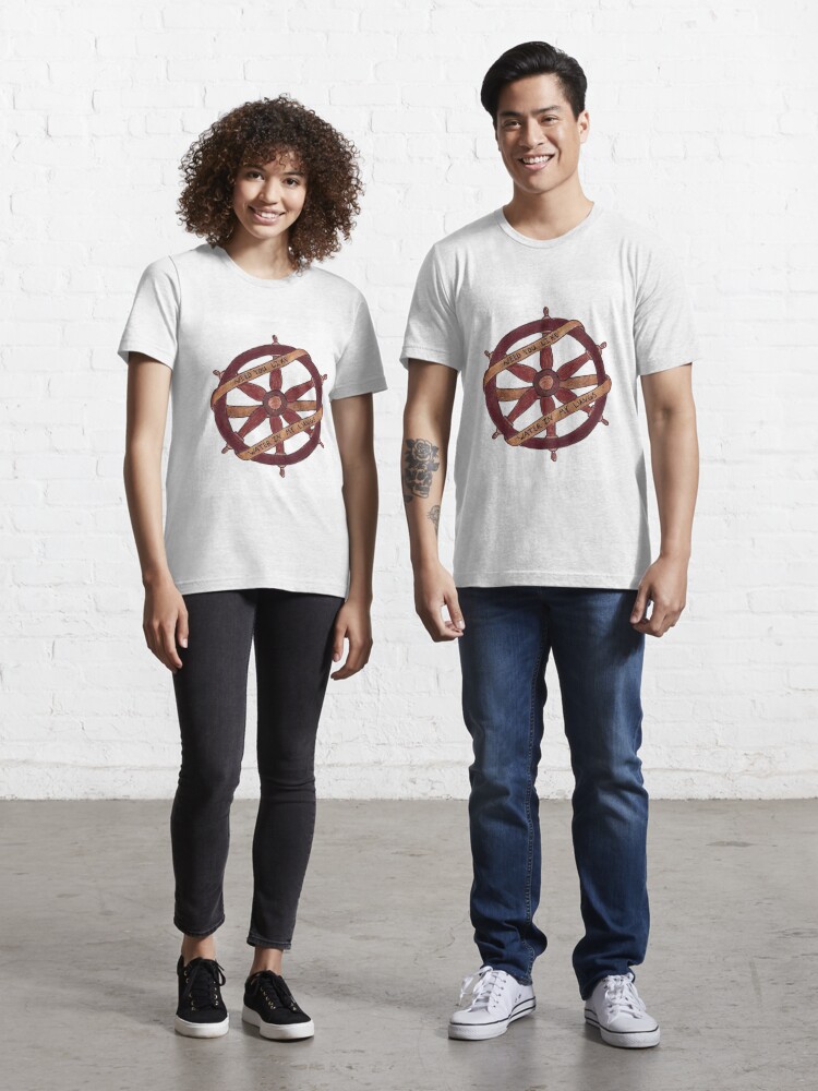 Brand New Ship Wheel Design Essential T-Shirt for Sale by Tara