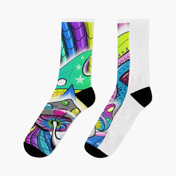 Item preview, Trippy mushrooms designed and sold by AK1Shirts.