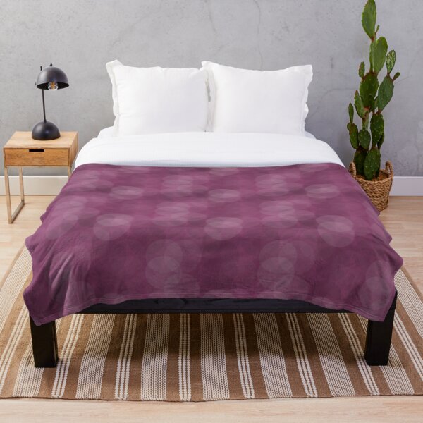 Item preview, Shades of Plum circles pattern designed and sold by Pattern-ify.