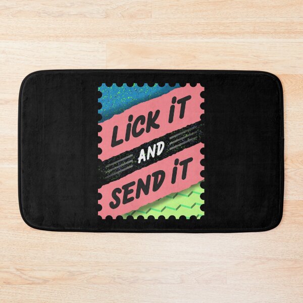 Item preview, Lick It And Send It F1 Stamp Design designed and sold by David Speed Design.