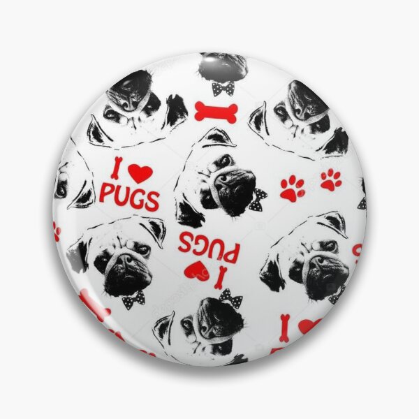 Item preview, Pug Dog Art Pugs puppy funny cute dogs I love Pugs designed and sold by Coolstuff4you71.