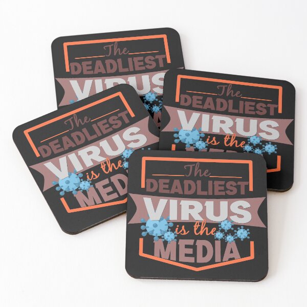 Item preview, The Deadliest Virus Is The Media - Virus Icon Text Effects Gift Ideas designed and sold by leo121687.