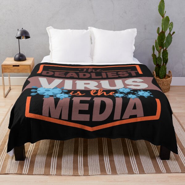 Item preview, The Deadliest Virus Is The Media - Virus Icon Text Effects Gift Ideas designed and sold by leo121687.