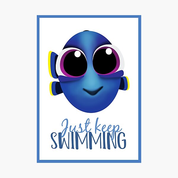 Item preview, Dory - Just Keep Swimming designed and sold by sadiecomforts.