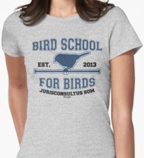 Bird School for Birds Women's Fitted T-Shirt