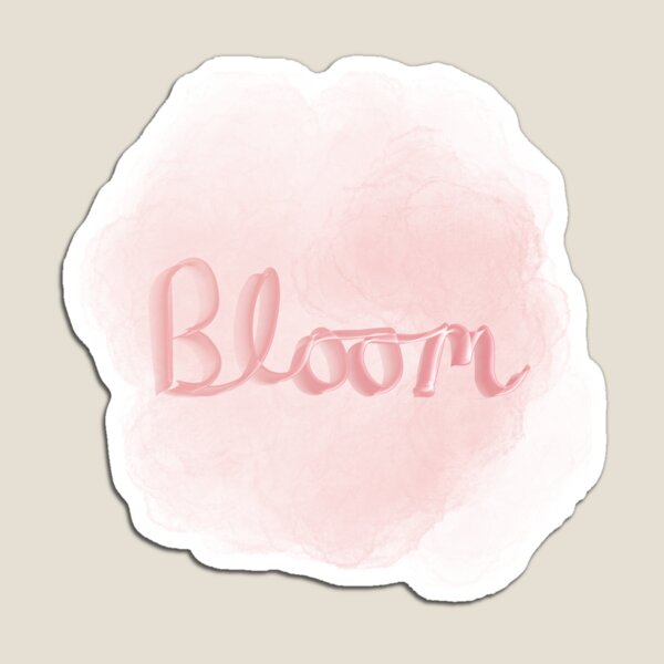 Artikelvorschau, Bloom Schriftzug Airbrush Design entworfen und verkauft von AineRaffertyArt.