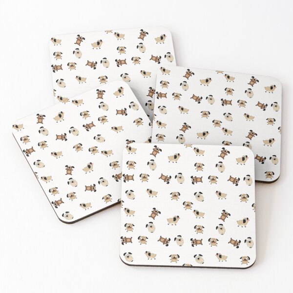 Item preview, Pug Dog Art Pugs puppy funny cute dogs I love Pugs designed and sold by Coolstuff4you71.