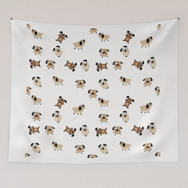 Item preview, Pug Dog Art Pugs puppy funny cute dogs I love Pugs designed and sold by Coolstuff4you71.