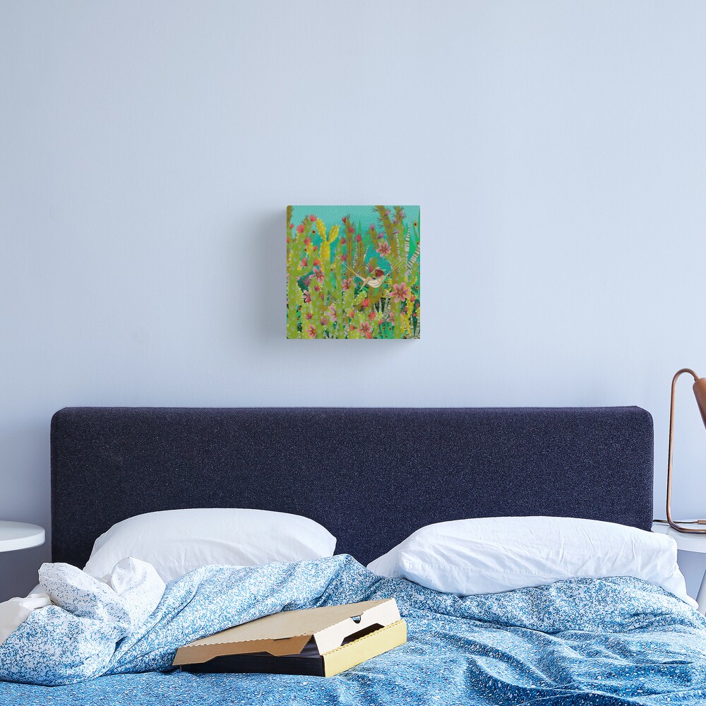 Reading in the Hammock Canvas Print