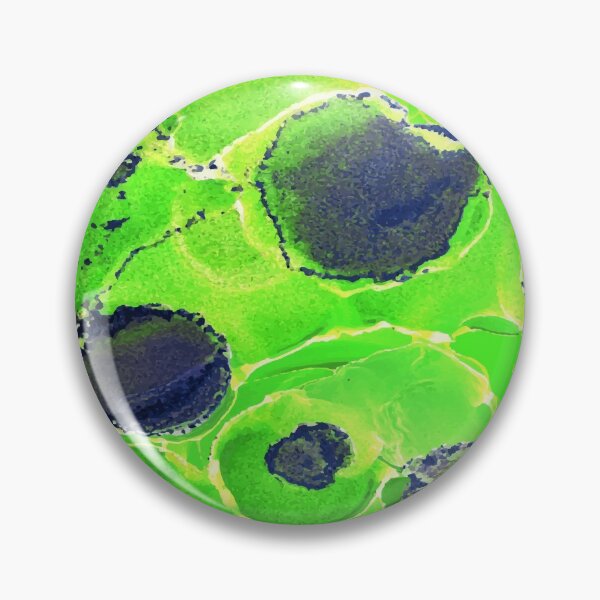 Item preview, Painting acrylic paints green neon blue designed and sold by amagaclothing.