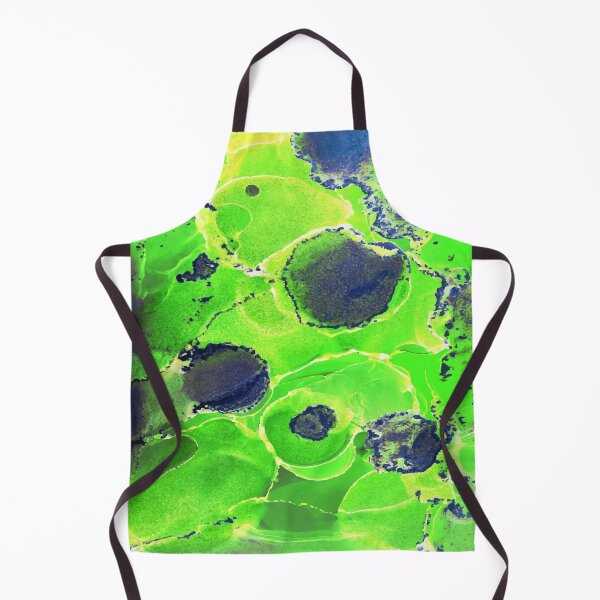 Item preview, Painting acrylic paints green neon blue designed and sold by amagaclothing.