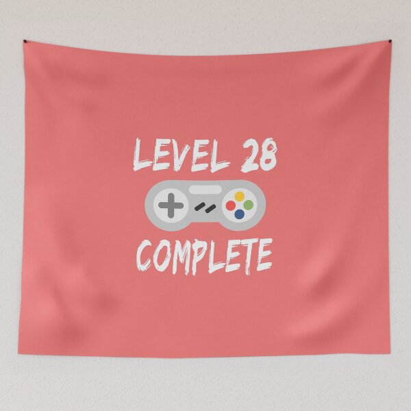 Item preview, Level 28 Complete 28th Birthday Gift Video Gamer Essential designed and sold by JustGift.