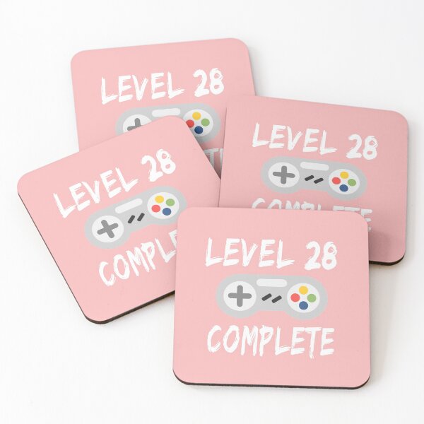 Item preview, Level 28 Complete 28th Birthday Gift Video Gamer Essential designed and sold by JustGift.