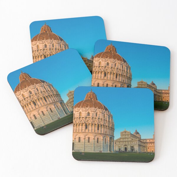 Item preview, The Pisa Baptistery in the foreground, the Duomo in the center, and the Leaning Tower in the background. designed and sold by H-AB.