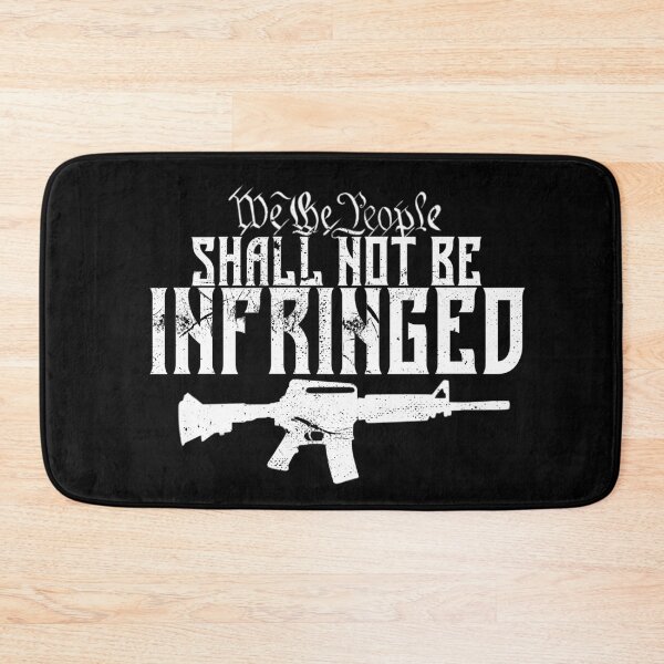 Item preview, 2nd Amendment shall not be infringed (White Text) designed and sold by busybiegz.