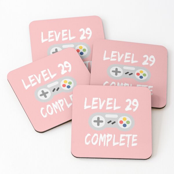 Item preview, Level 29 Complete 29th Birthday Gift Video Gamer Essential designed and sold by JustGift.