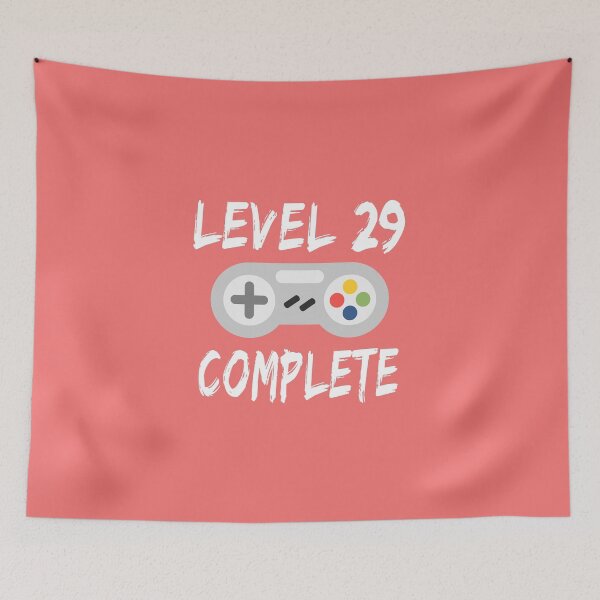 Item preview, Level 29 Complete 29th Birthday Gift Video Gamer Essential designed and sold by JustGift.