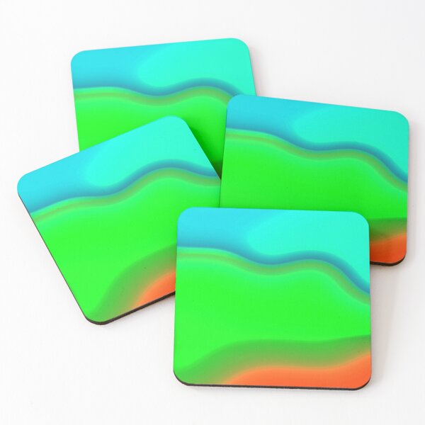 Item preview, Rainbow wave gradient green blue red designed and sold by amagaclothing.