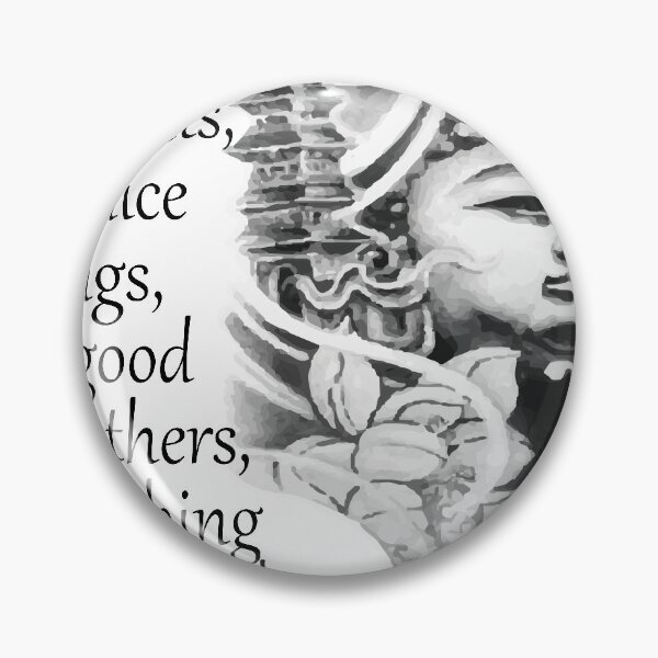 Item preview, think good thoughts - bouddha karma quote, bouddha stickers  designed and sold by doitwithlove.