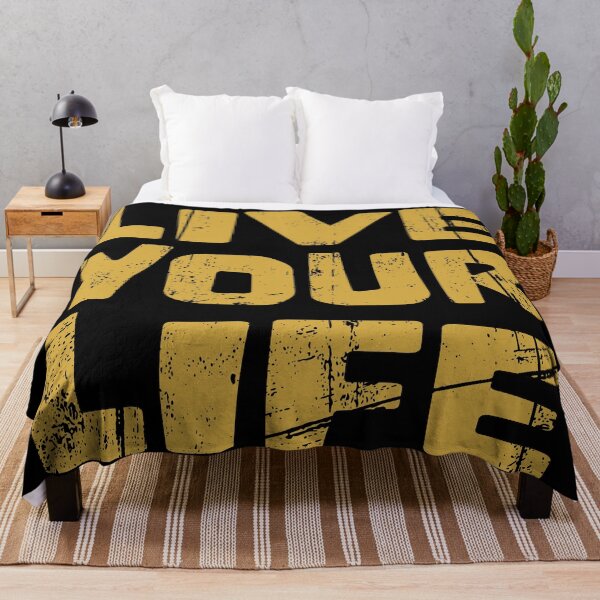 Item preview, distressed grunge rock star live your life hero text design designed and sold by Bees-Honey-Gift.